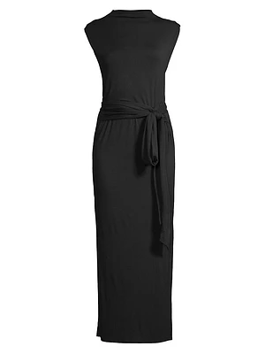 Eden Sleeveless Sash Maxi Dress