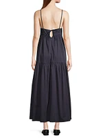 Cotton Tiered Maxi Dress