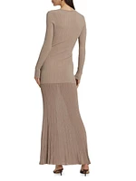 Natsu Rib-Knit Maxi Dress