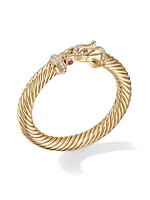 Buckle Cablespira Bracelet in 18K Yellow Gold