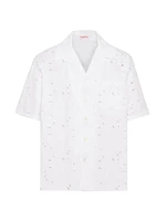 San Gallo Cotton Bowling Shirt