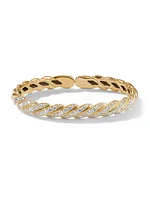 Pavéflex Bracelet 18K Yellow Gold