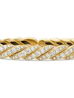 Pavéflex Bracelet 18K Yellow Gold