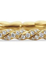 Pavéflex Bracelet in 18K Yellow Gold