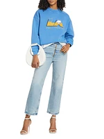 Le Jane Asymmetric Zip Crop Jeans