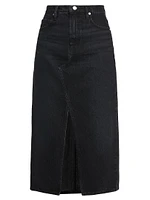 Denim Midi-Skirt