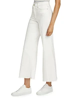 Le Palazzo Crop Wide-Leg Jeans