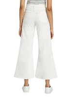 Le Palazzo Crop Wide-Leg Jeans