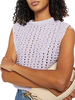 Tape Yarn Sweater Vest