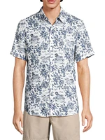 Jack Air Floral Linen-Blend Shirt