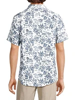 Jack Air Floral Linen-Blend Shirt