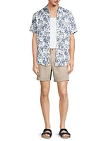 Jack Air Floral Linen-Blend Shirt