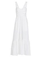 Lilah Cotton Midi-Dress