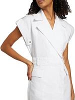 Ryan Utility Wrap Minidress