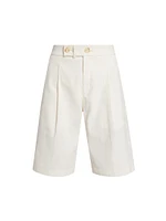 Nico Cotton & Linen Bermuda Shorts