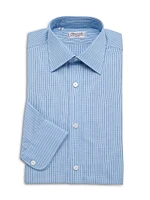 Check Cotton Button-Front Shirt