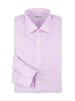 Striped Cotton Dress Shirt