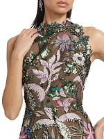 Leona Floral Embroidered Minidress