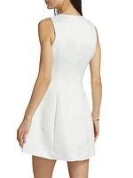 Juliet Square-Neck Minidress