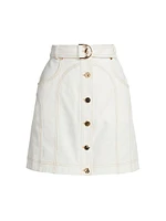 Valleybrook Cotton Miniskirt