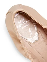 Triple Bow Crystal-Embellished Ballet Flats