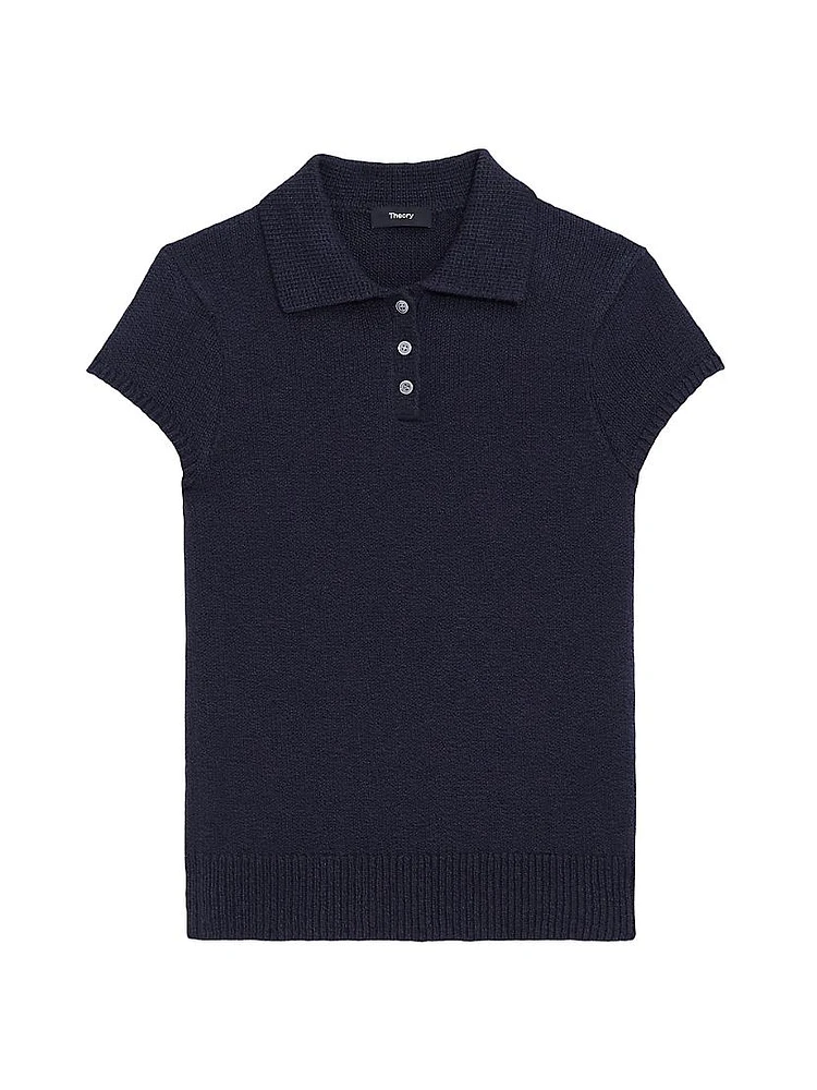 Knit Cotton & Wool Polo