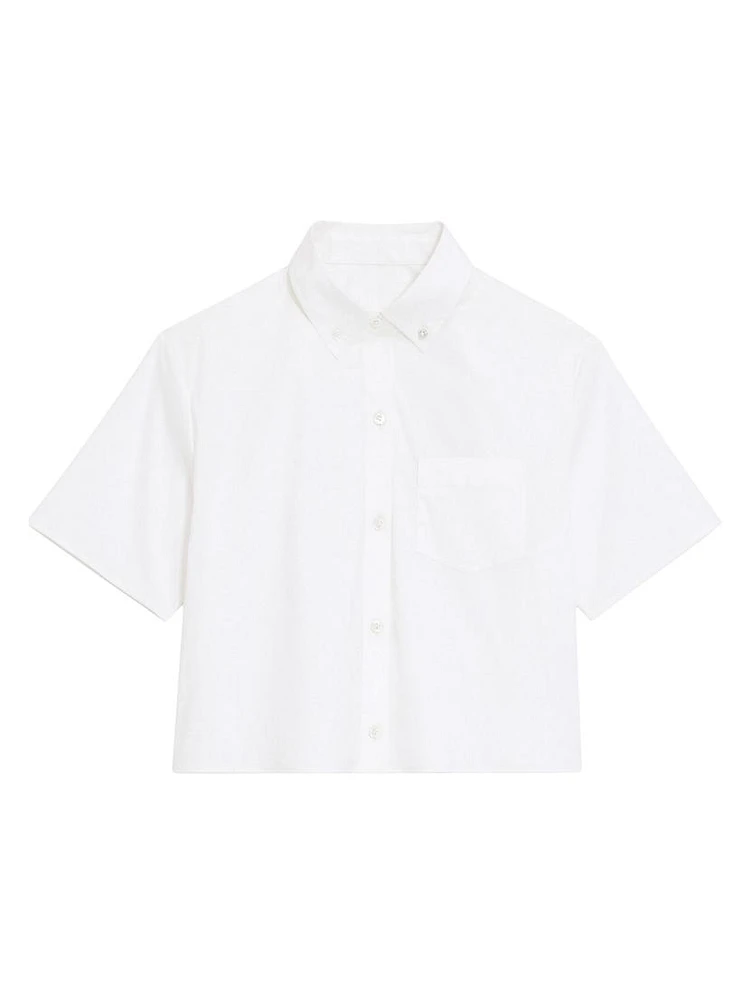 Boxy Button-Down Shirt