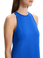 Sleeveless A-Line Shift Minidress