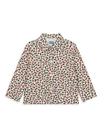 Little Girl's & Floral Twill Jacket