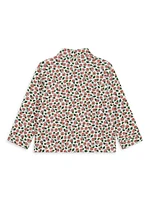 Little Girl's & Floral Twill Jacket