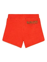 Little Boy's & Tiger Terry Towel Shorts