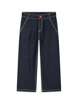 Little Boy's & Straight-Leg Denim Pants