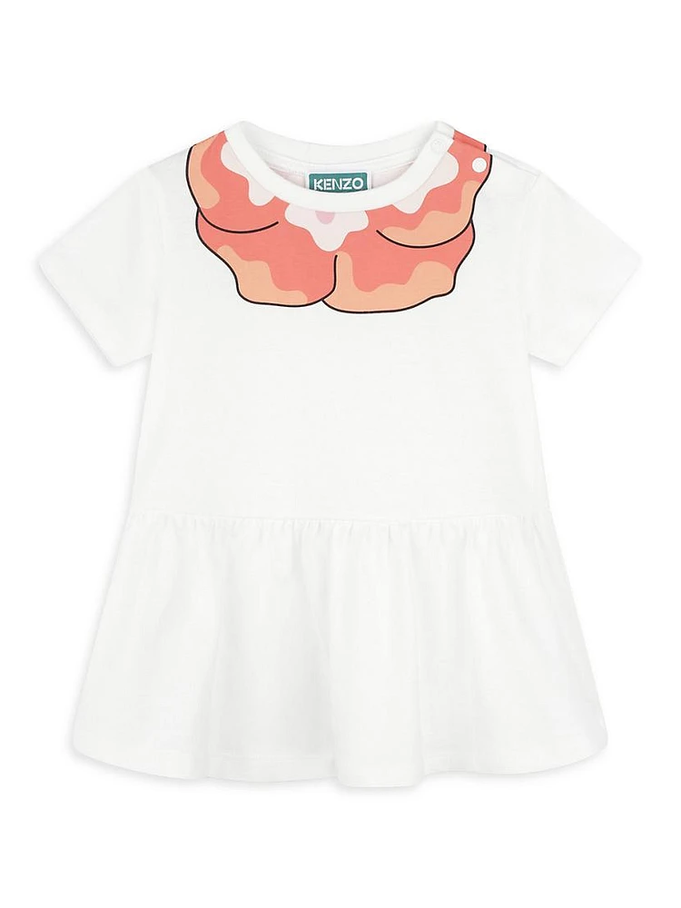 Baby Girl's Flower T-Shirt Dress