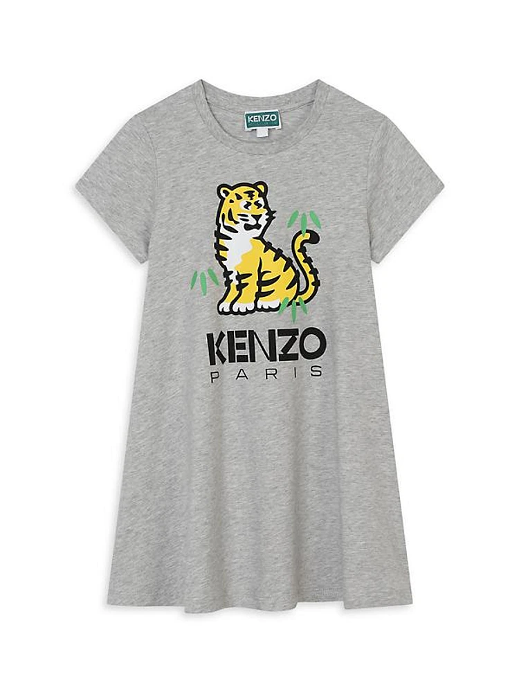 Little Girl's & Girl's Logo T-Shirt Dress