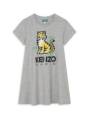 Little Girl's & Girl's Logo T-Shirt Dress