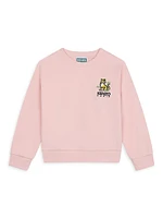 Little Boy's & Logo Crewneck Sweatshirt