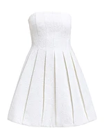 Brielle Box Pleat Cocktail Dress