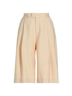 Lex Pleated Bermuda Shorts