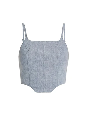 Bea Denim Crop Top