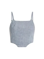 Bea Denim Crop Top