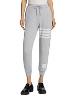 Waffled Cashmere & Wool Four-Bar Sweatpants