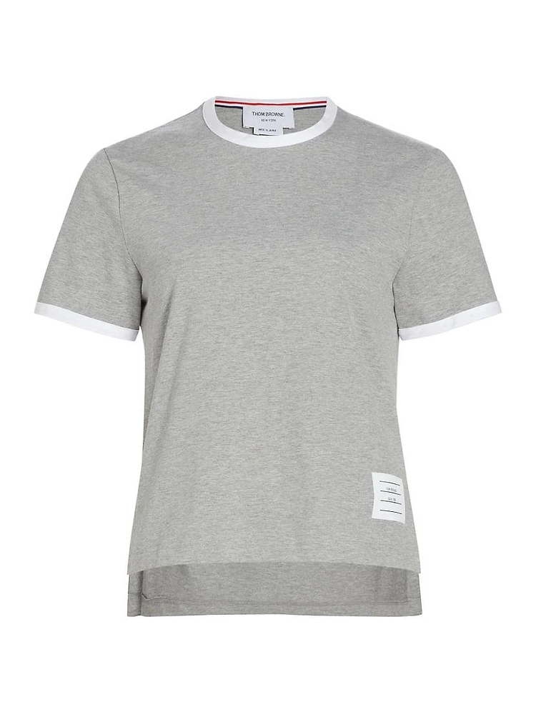 Cotton Jersey Ringer Tee