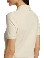 Cashmere Piqué Polo Shirt