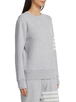 Waffled Cashmere & Wool Four-Bar Sweater