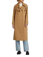 Twill Buckled Trench Coat