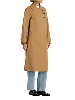 Twill Buckled Trench Coat