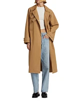 Twill Buckled Trench Coat