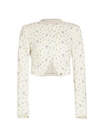 Falima Floral Crop Jacket