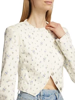 Falima Floral Crop Jacket