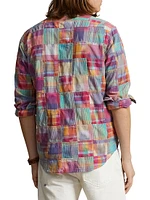 Madras Patchwork Sport Shirt